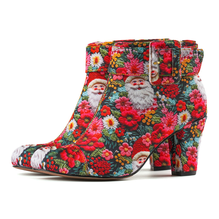 Christmas Artisan Crafted Enchant Leather Ankle Boots