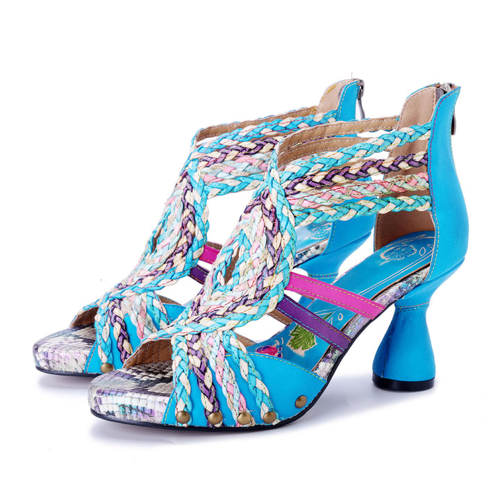 Sandales romanes côtières tressées