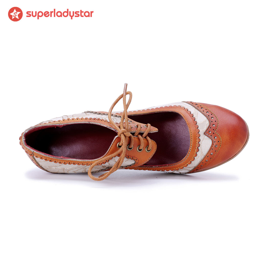 Vintage Chic Oxford Shoes