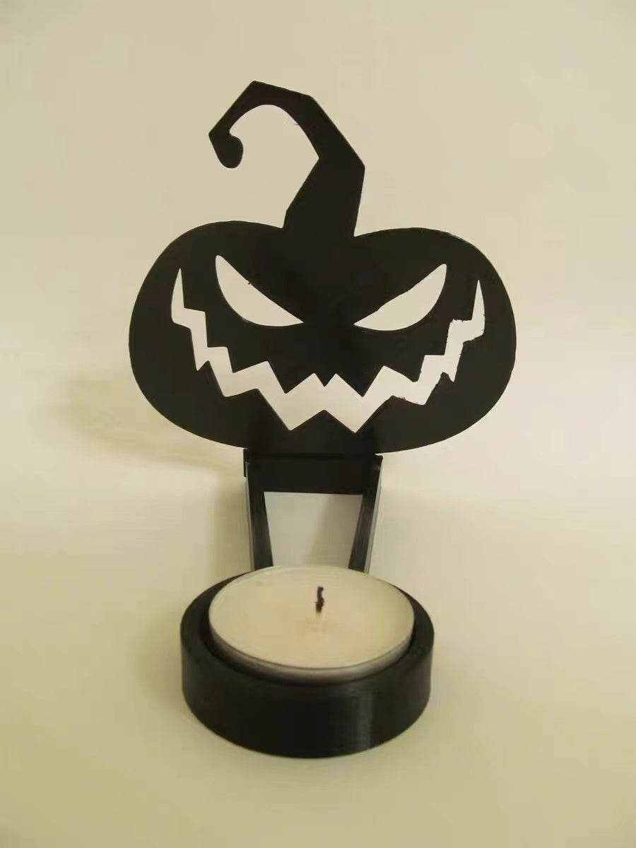 Decorações de desktop de cenas divertidas de Halloween (sem velas)