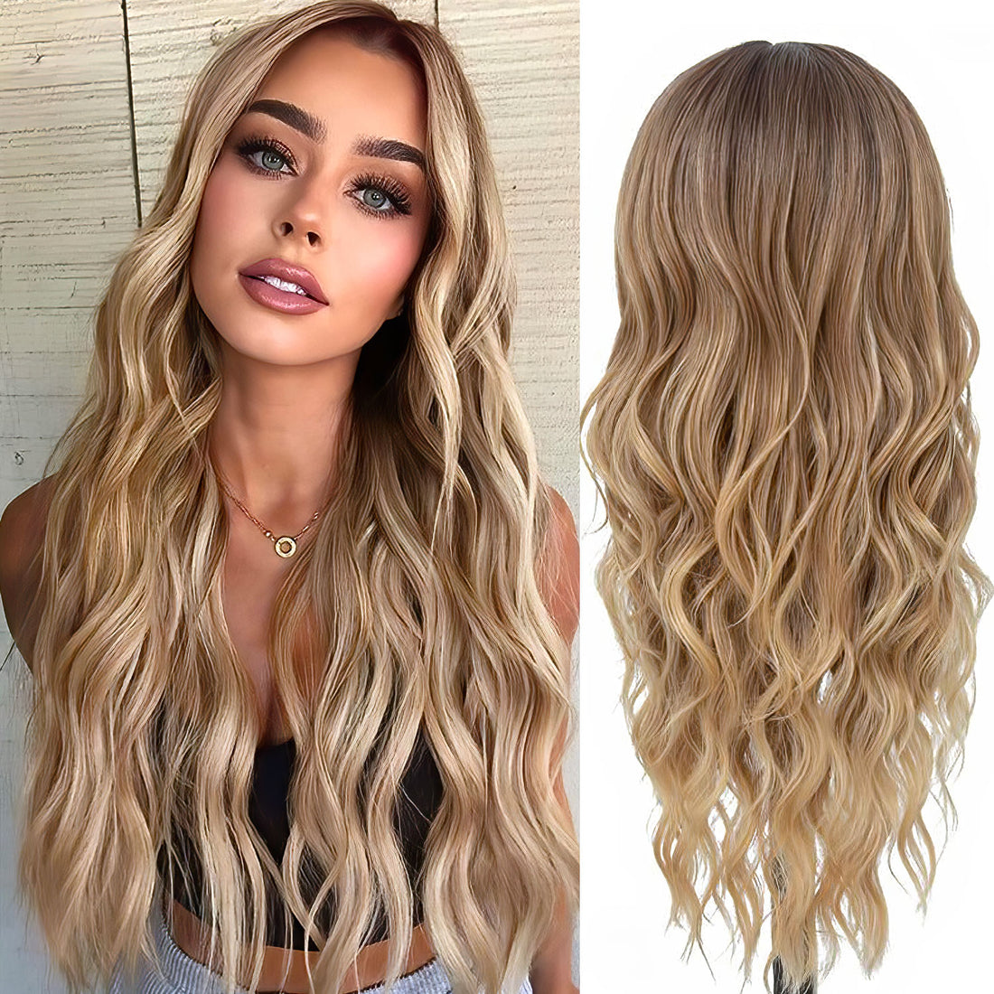 Long Heat-Resistant Chic Waves Wigs for Women