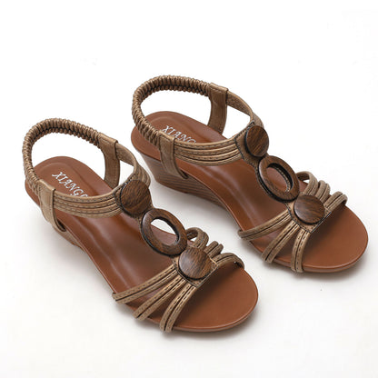 Mujeres sandalias casuales retro