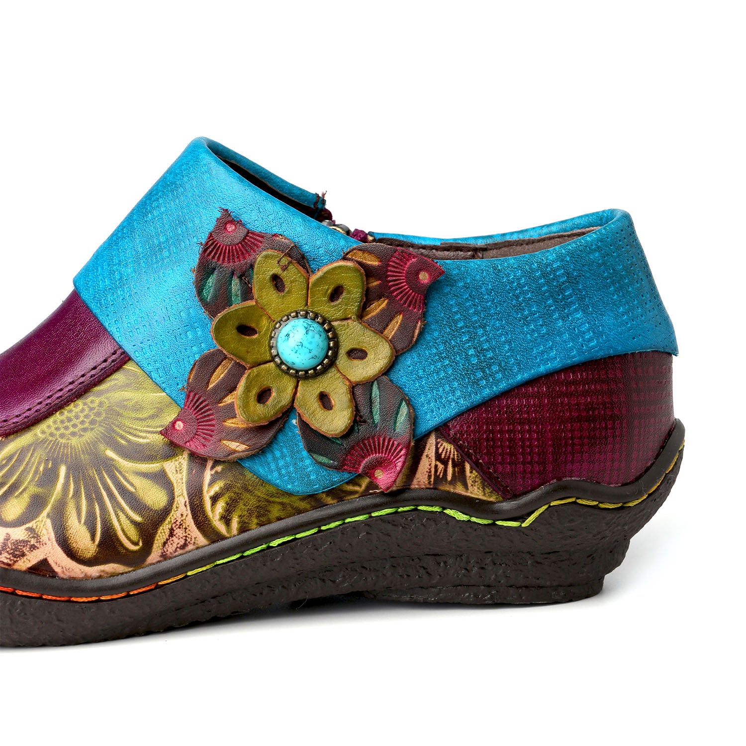 Hand-painted Genuine Leather Comfy Shoes