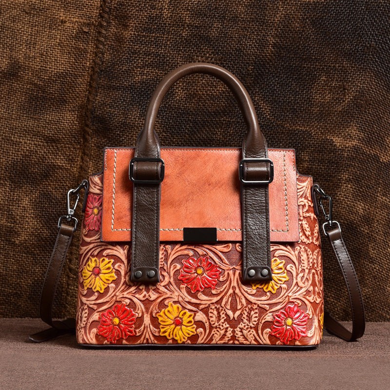 Classy Retro Retro Floral Handbody Crossbody