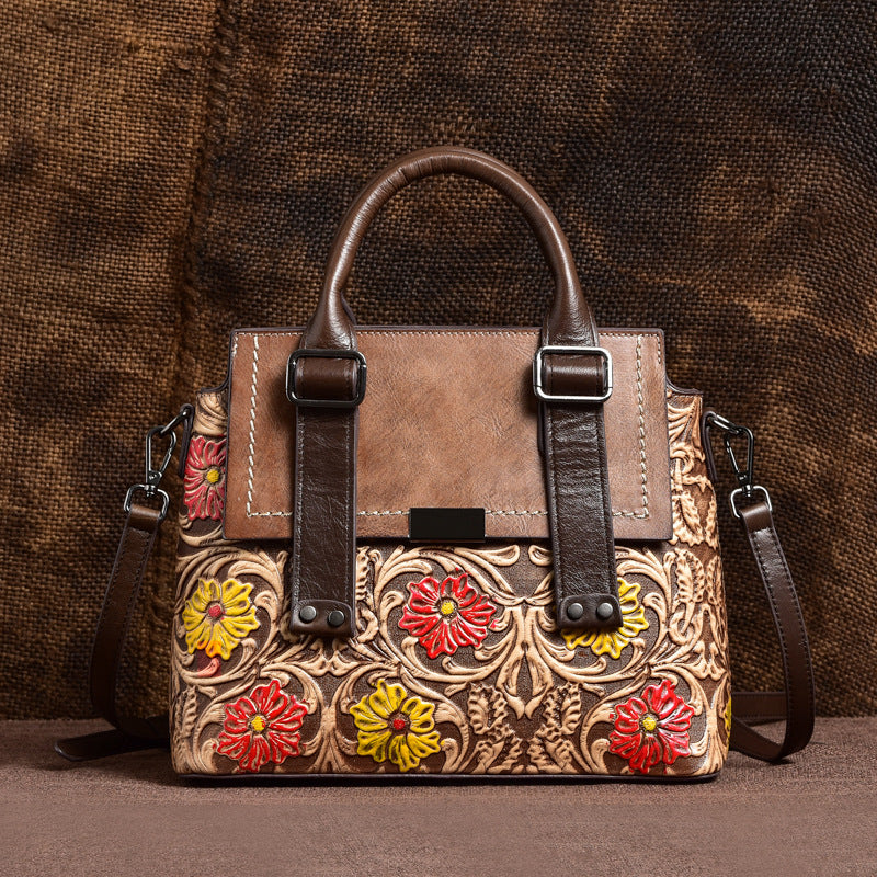 Classy Retro Retro Floral Handbody Crossbody