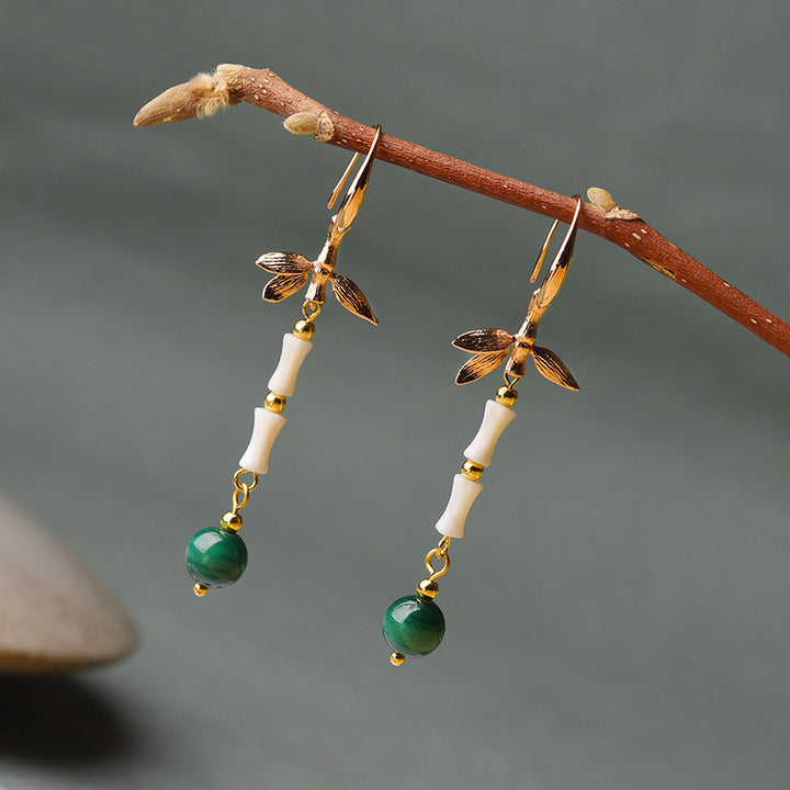 Minimalist Vintage Bamboo Earrings
