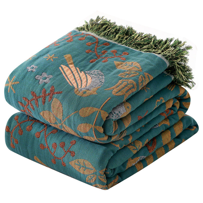 All-season Cotton Sofa Cushion Towel Blanket