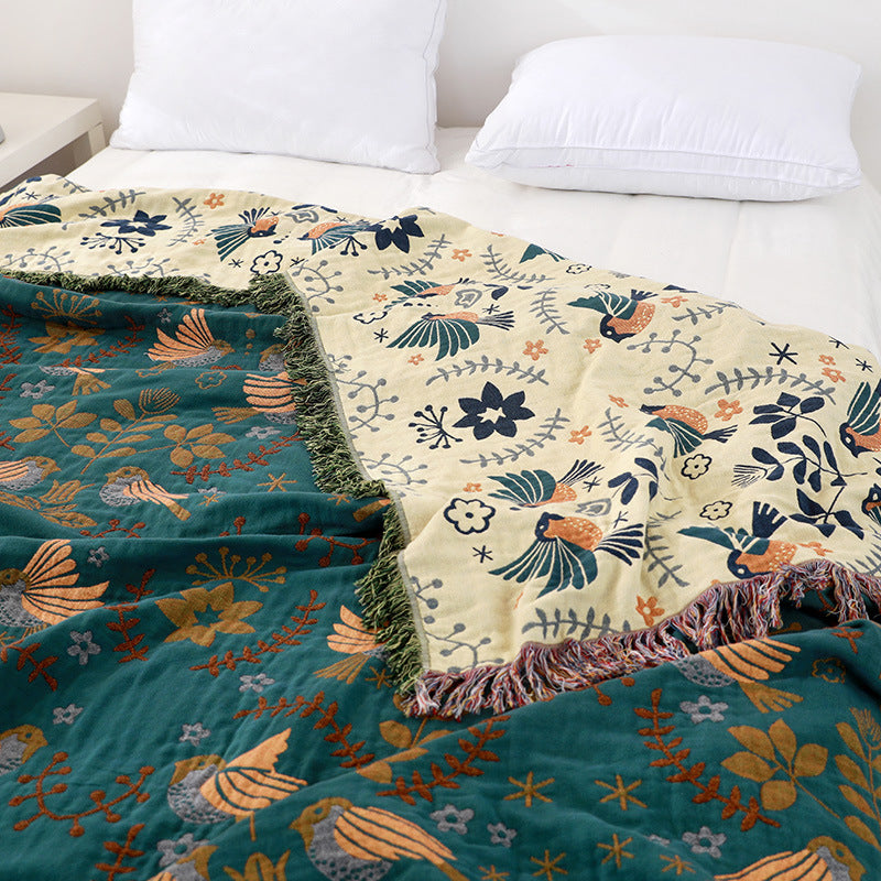 All-season Cotton Sofa Cushion Towel Quilt – superladystar