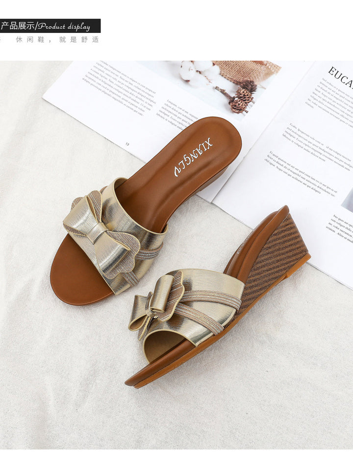 Elegant and Versatile Fashion Wedge Sandals