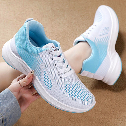 Breathable Mesh Lace-up Sneaker