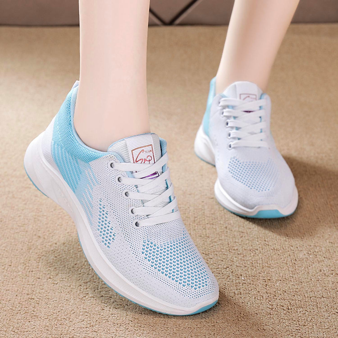 Breathable Mesh Lace-up Sneaker