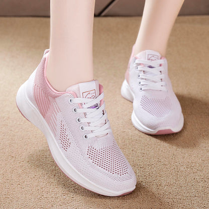 Breathable Mesh Lace-up Sneaker