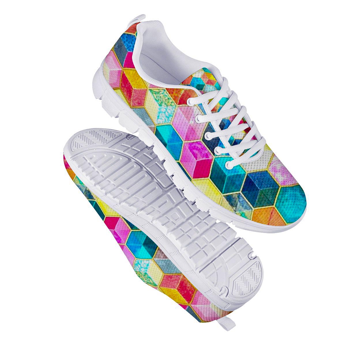 Zapatillas de deporte pintadas de arte