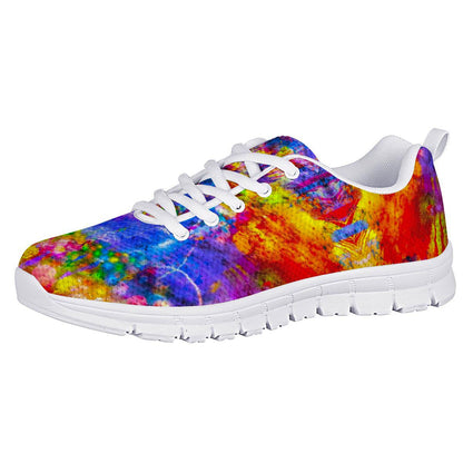 Zapatillas de deporte pintadas de arte