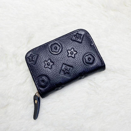 Vintage Handmade Leather Mini Organ Card Bag