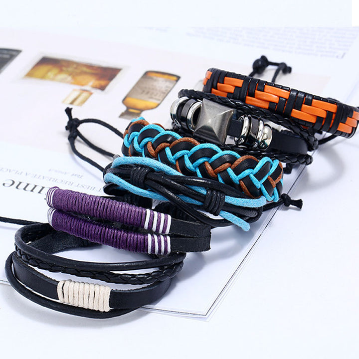 Retro DIY Weaving Multi-layer  Bracelet