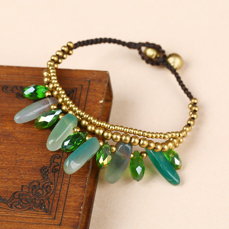 Women Bohemian Vintage Bead Layered Bracelet