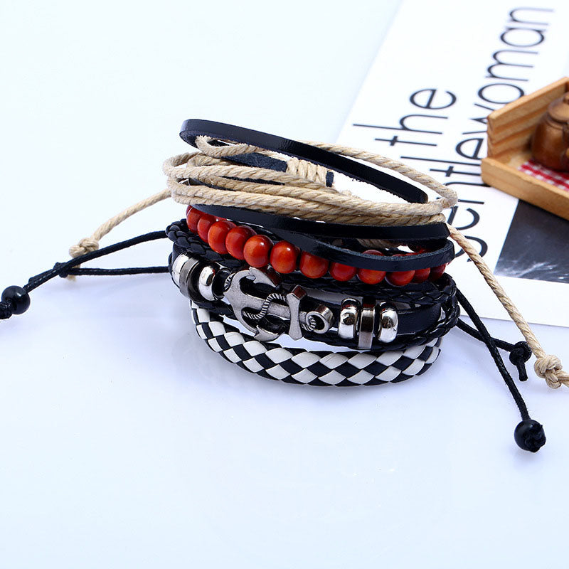 Pulsera punk hecha a mano de la individualidad de moda