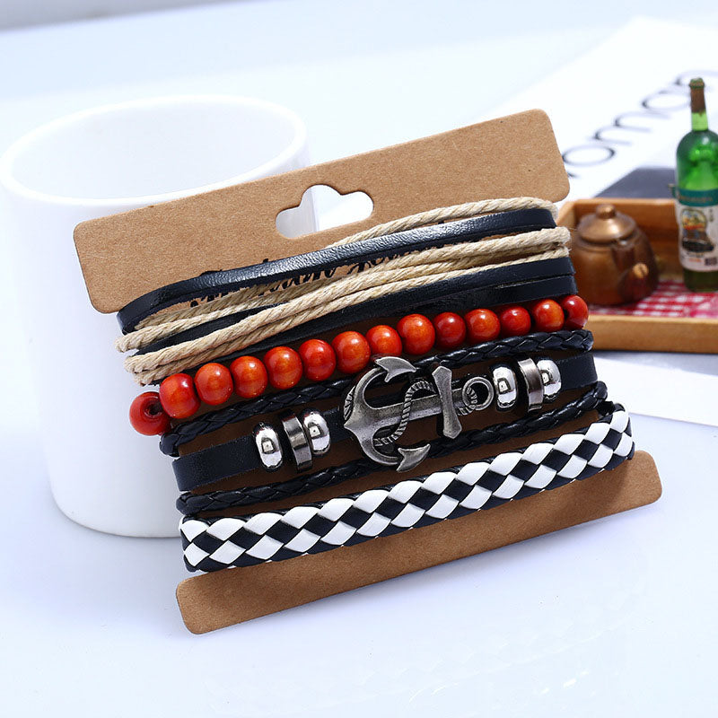 Pulsera punk hecha a mano de la individualidad de moda