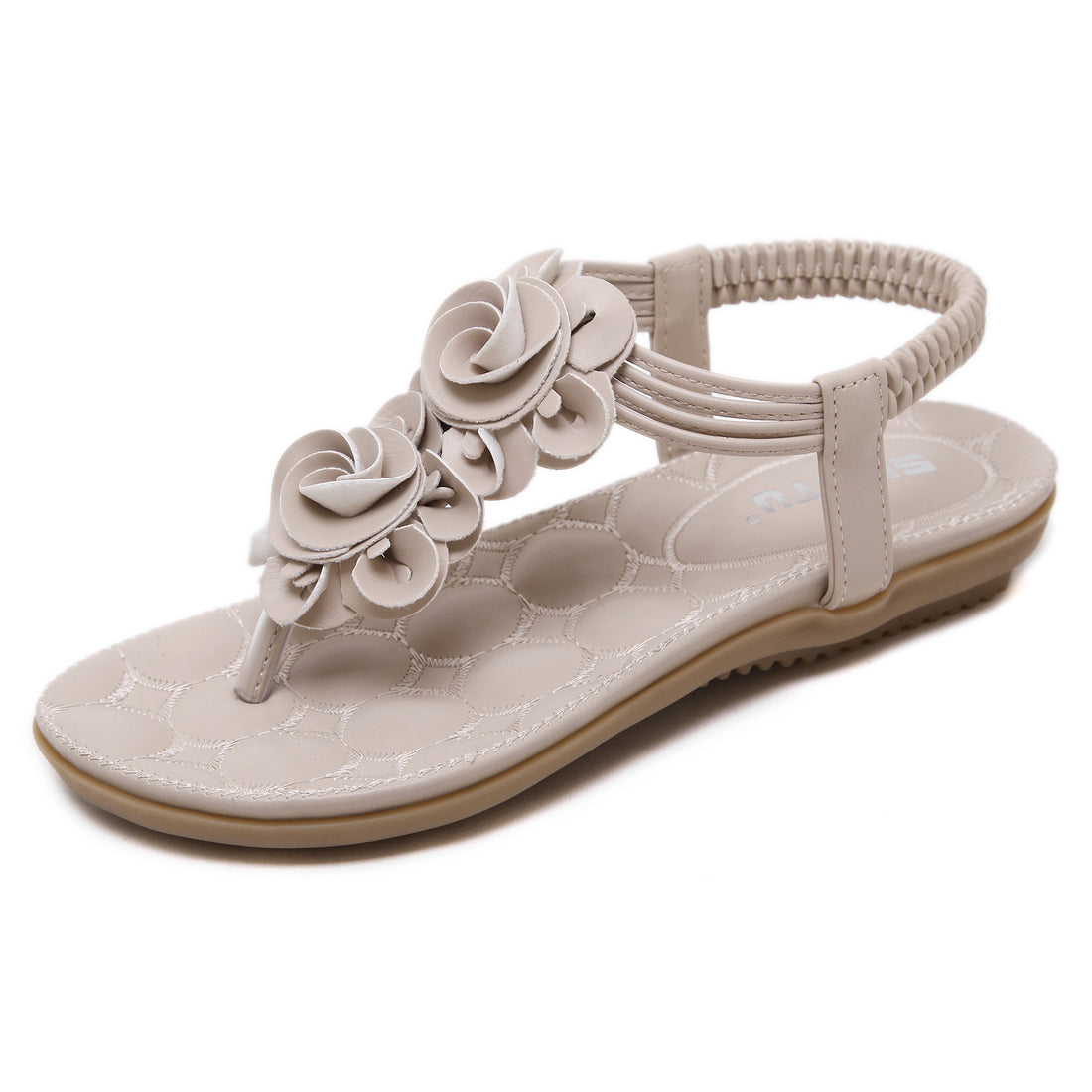 Praia Bohemian Floral Flat Sandals