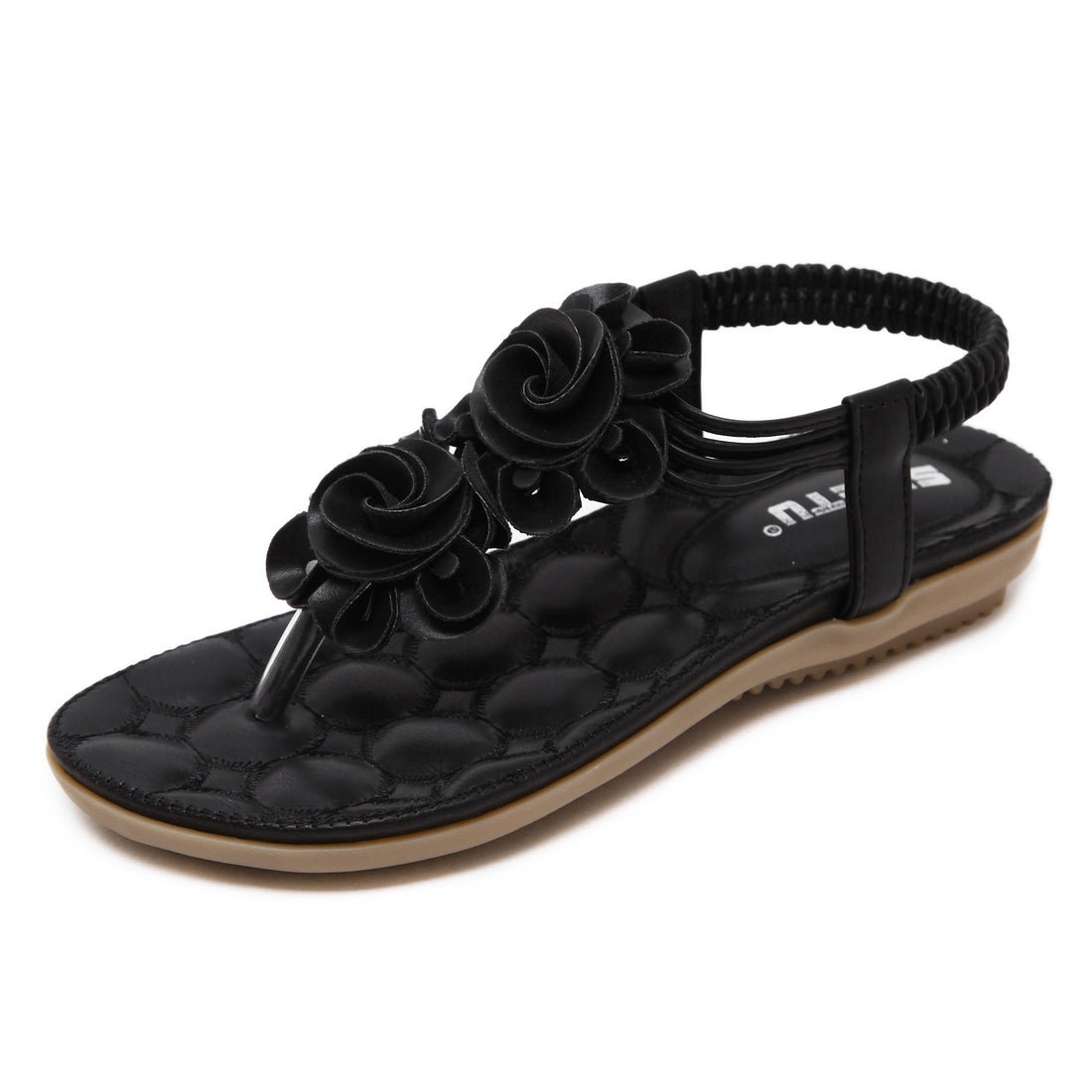 Strand Bohemian Blumen flache Sandalen