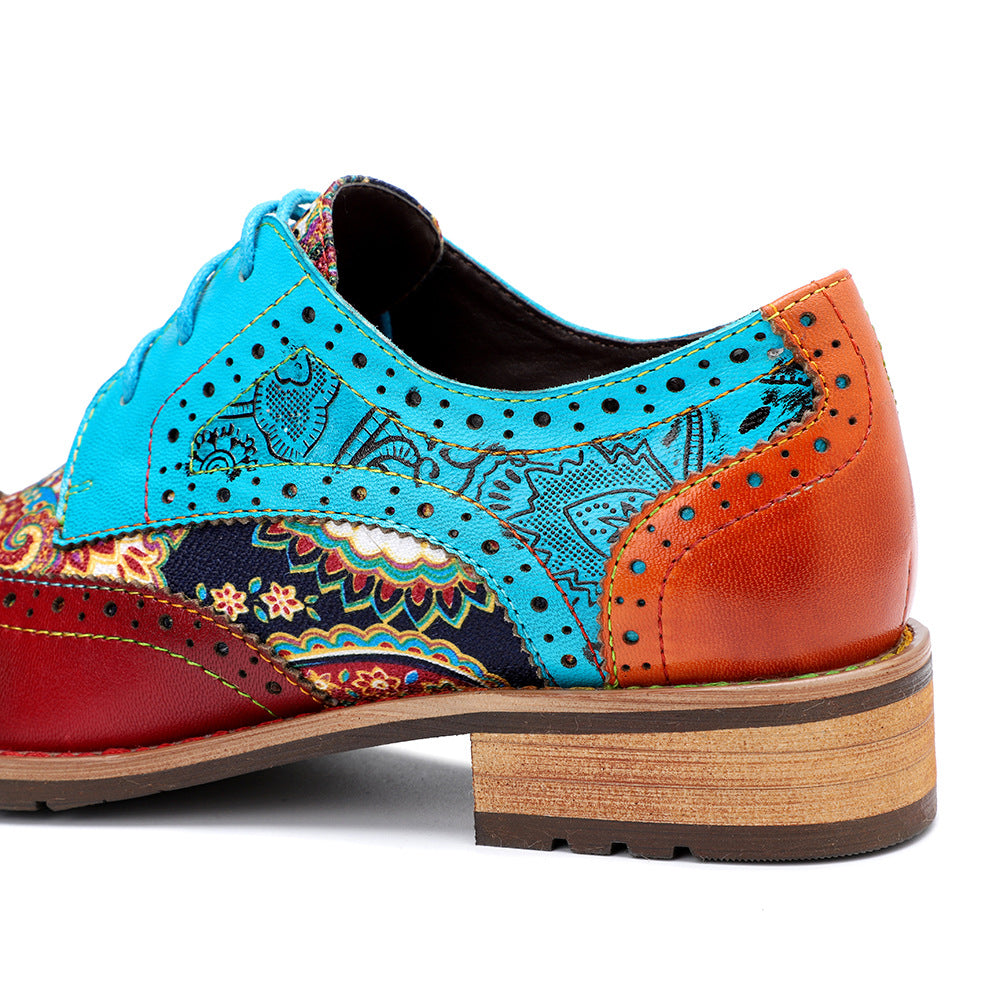 Zapatos brogue bohemios hechos a mano