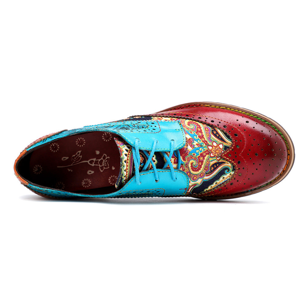 Zapatos brogue bohemios hechos a mano