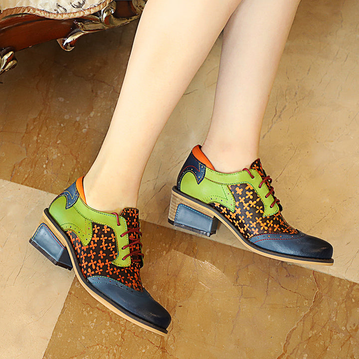 Casual Vintage Handmade Style Leather Fashion Shoes