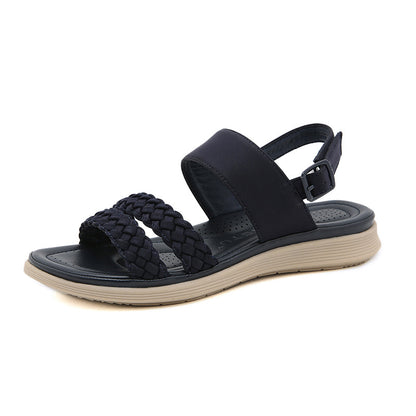 Mode Retro gewebt bequeme Sandalen