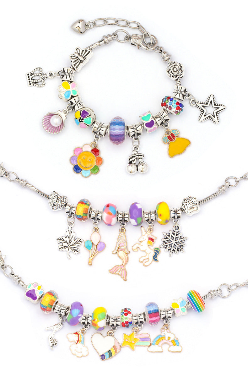 Pulsera de cristal DIY República de regalo de unicornio