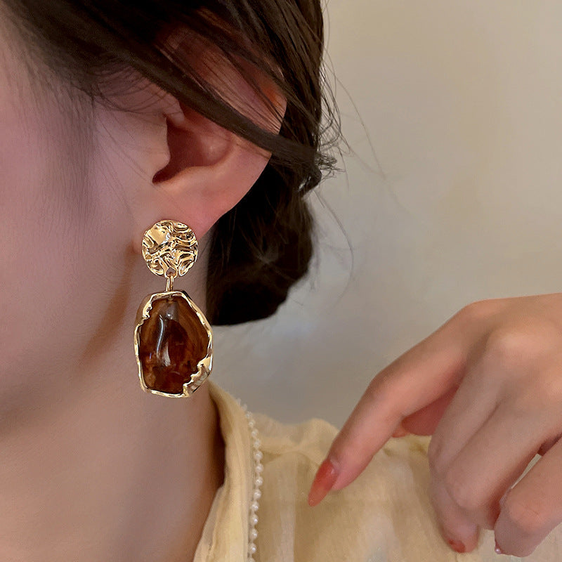 Retro Geometric Temperament Earrings