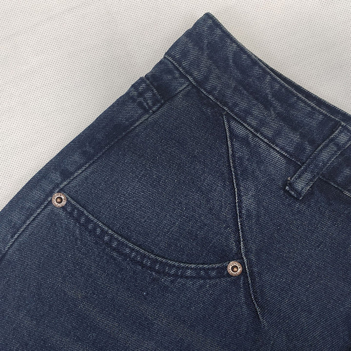 Retro Light and Versatile Half-length Jeans