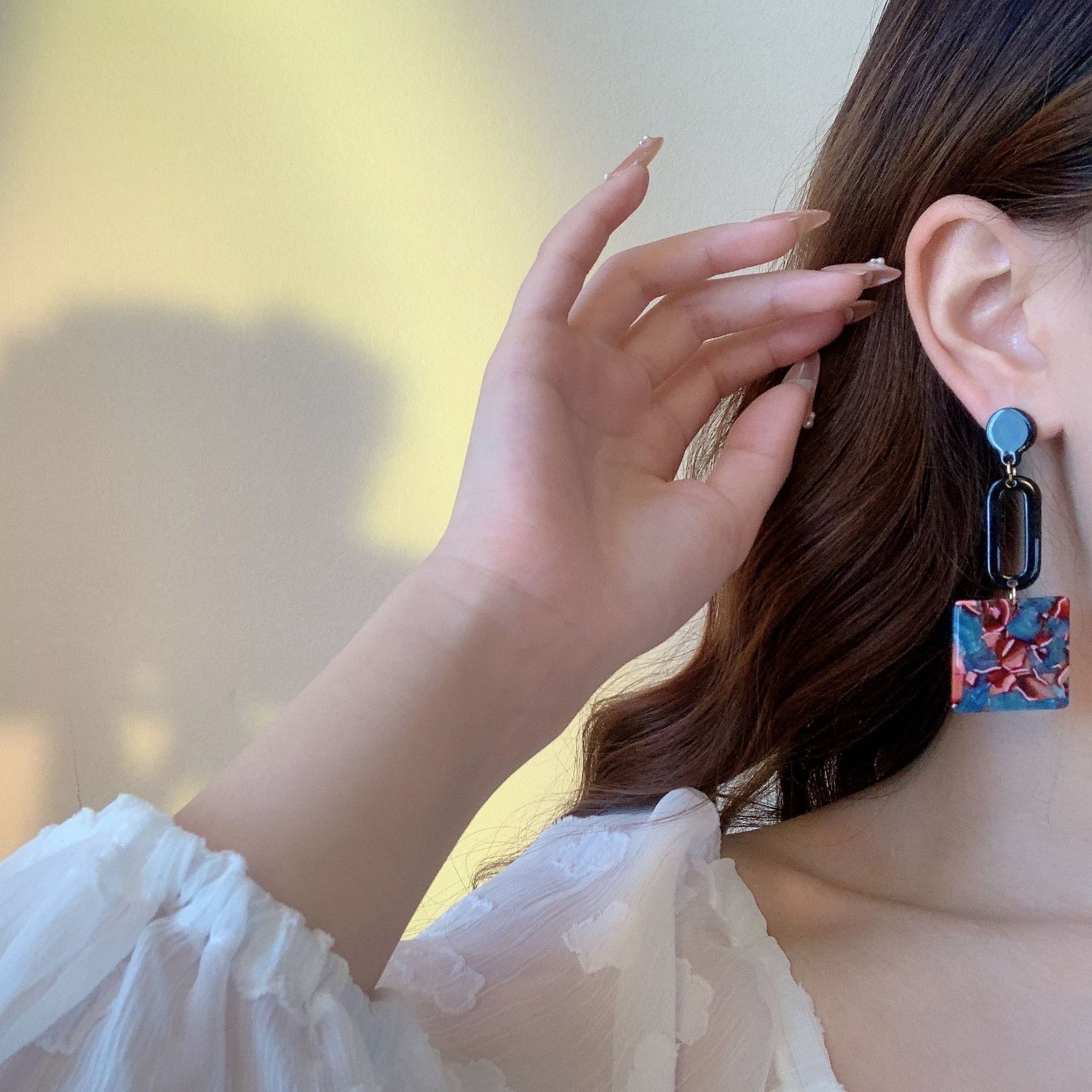 Acrylic Vintage Artistic Earrings