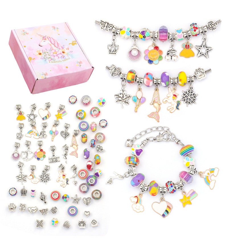 Crystal Bracelet DIY Unicorn Gift Box Set