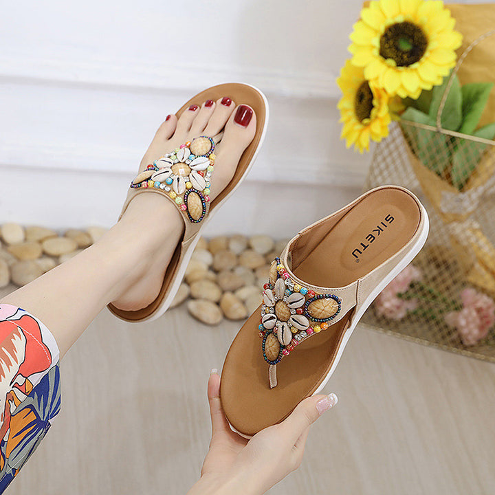 Retro Bohemian Beach Sandals