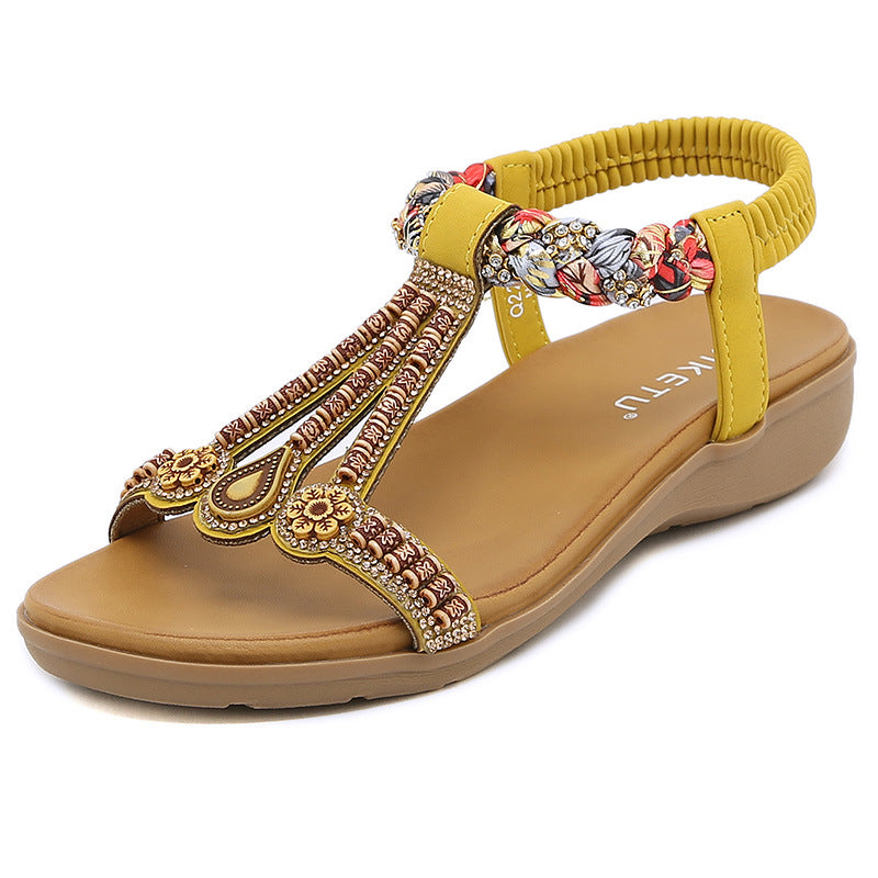 Sandalias versátiles de luz de moda bohemia