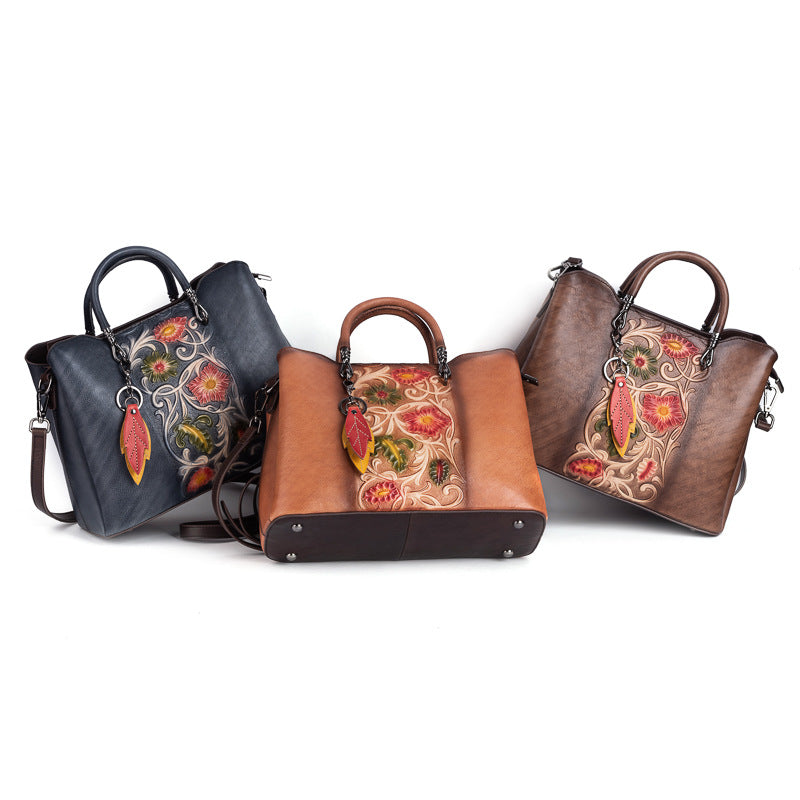 Elegante Tote in pelle casual semplice