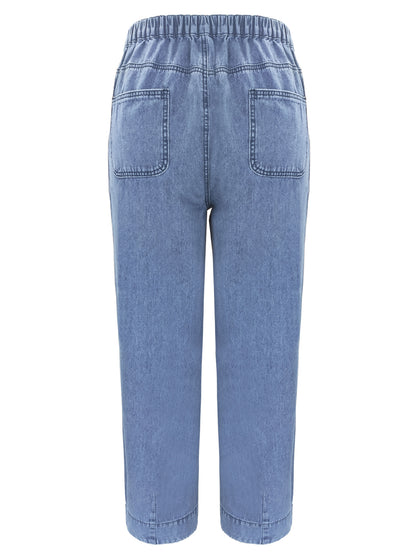 Jeans de linterna sueltos de moda