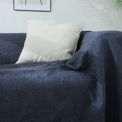 Simple Style Lattice Bedcover Sofa Blanket