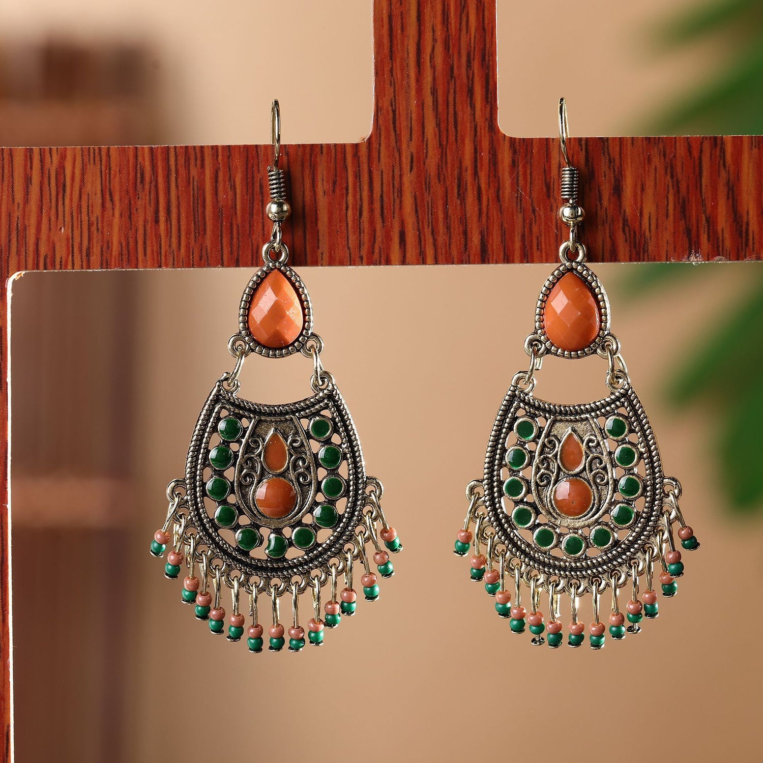 Fashionable Bohemian Teardrop Earrings