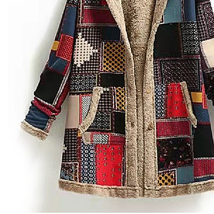 Retro Loose Plaid Coat