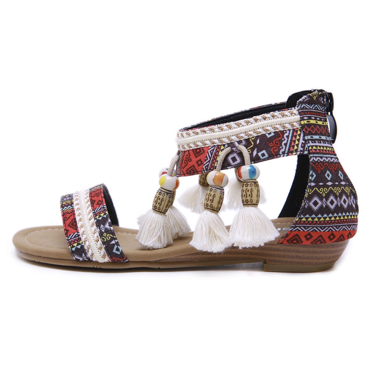 Bohemian Strass bequeme Sandalen