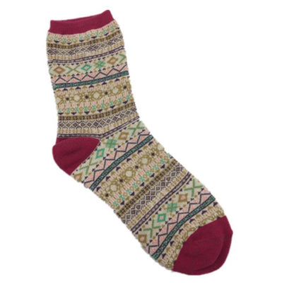 Bohème Chaussettes douces et confortables chaudes