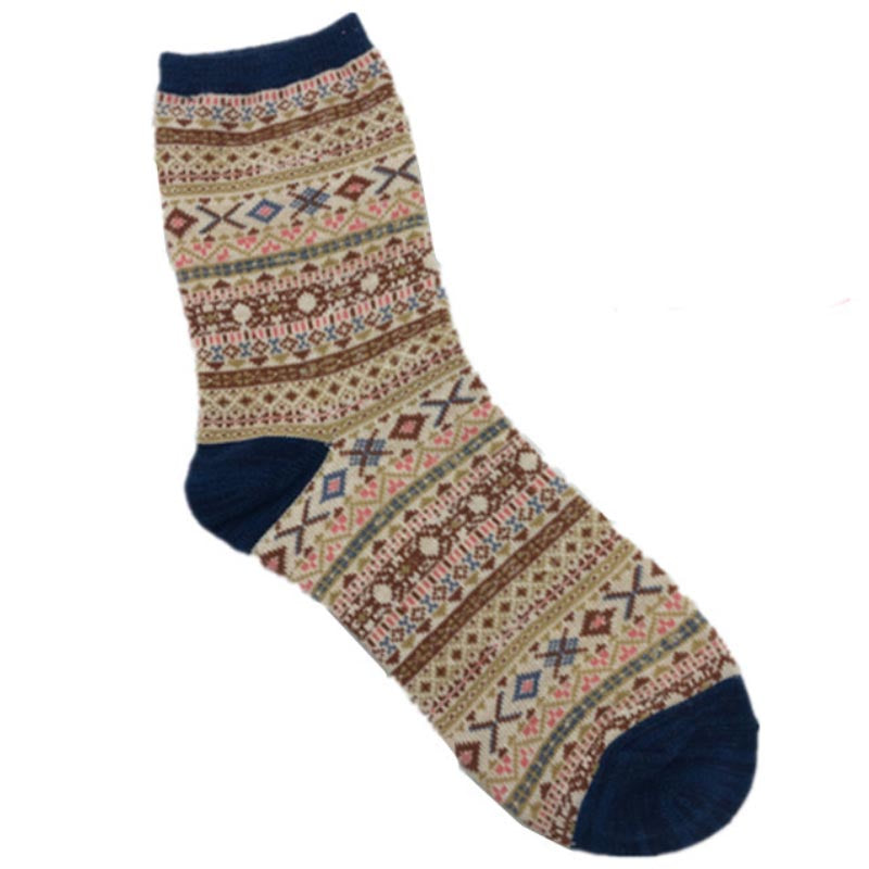 Bohemian warm gemütliche weiche Socken