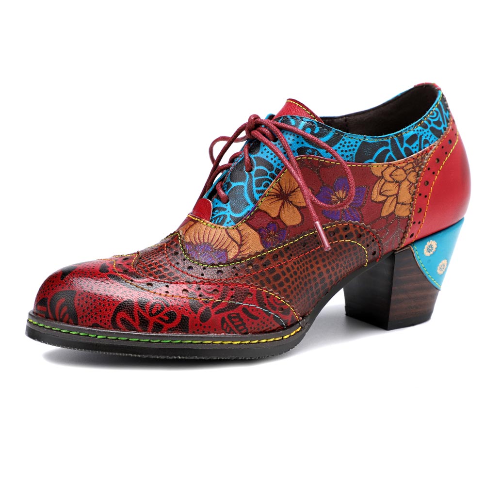 Pattern floreali che gira scarpe comode