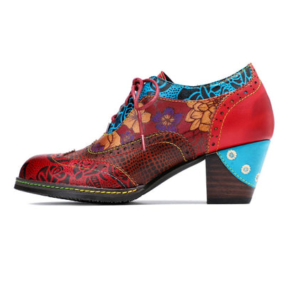 Motif floral épissant des chaussures confortables