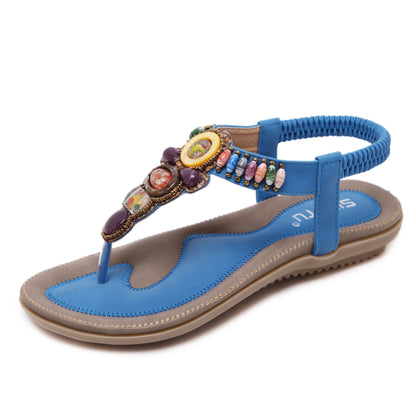 Bohemia Bead Style Herringbone Sandals