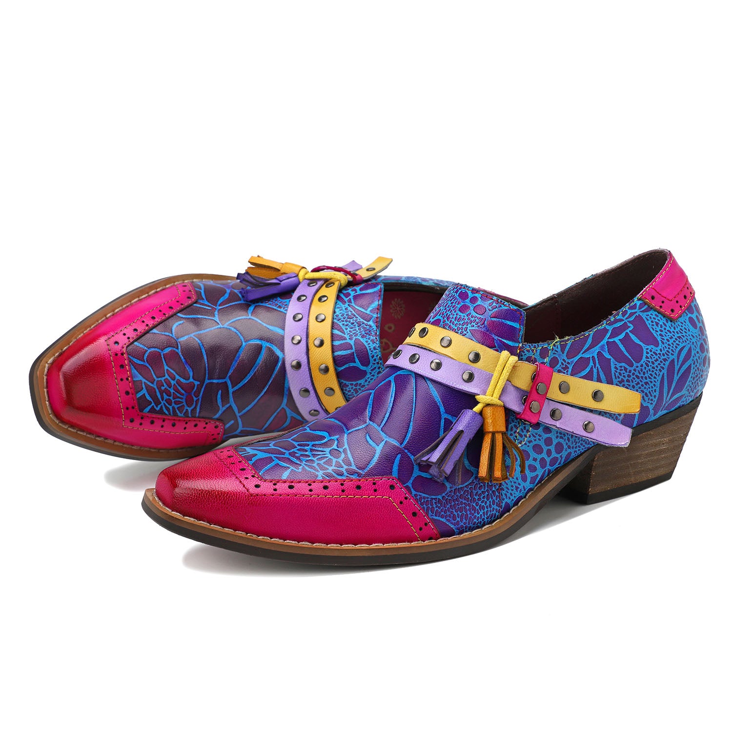 Scarpe in pelle da donna bullock