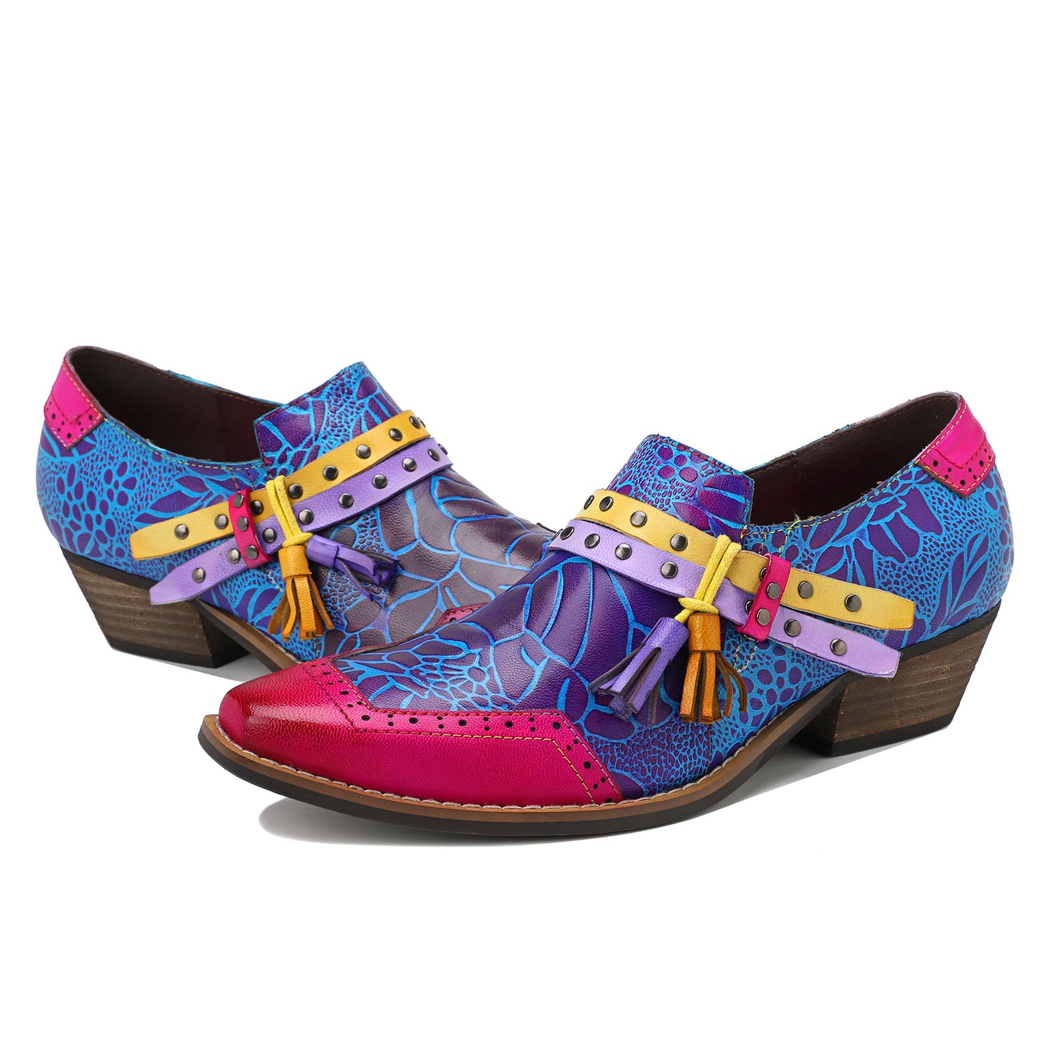 Scarpe in pelle da donna bullock