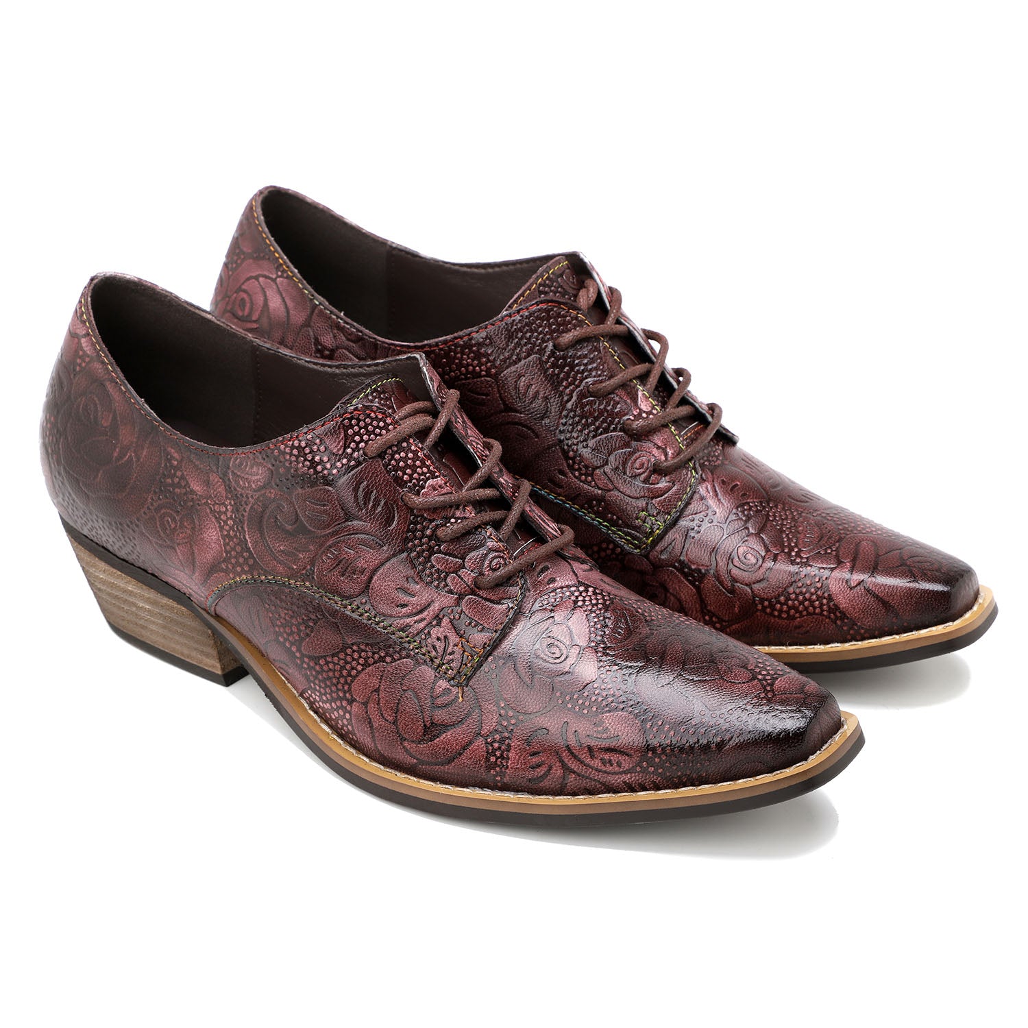 Brock Hand-printed Leather Shoes